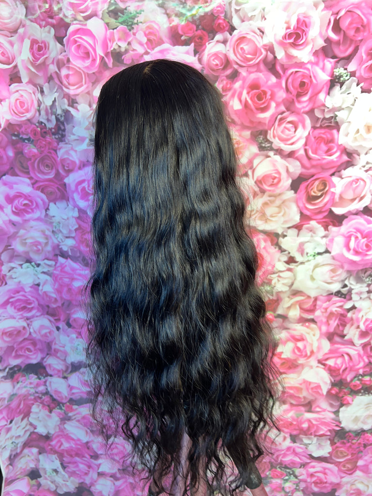 Glueless 22” Body Wave Human Hair HD Lace Frontal Unit