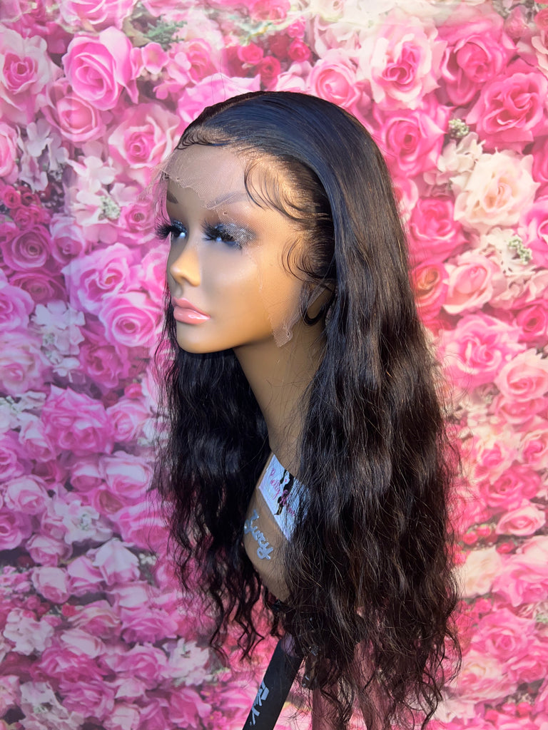 Glueless 22” Body Wave Human Hair HD Lace Frontal Unit