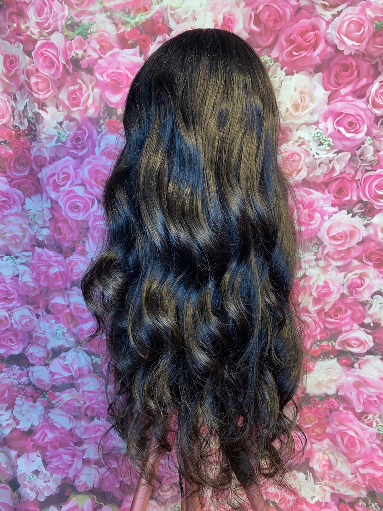 HD Lace Indian Body Wave Closure Human Hair Wig - Luxury Line