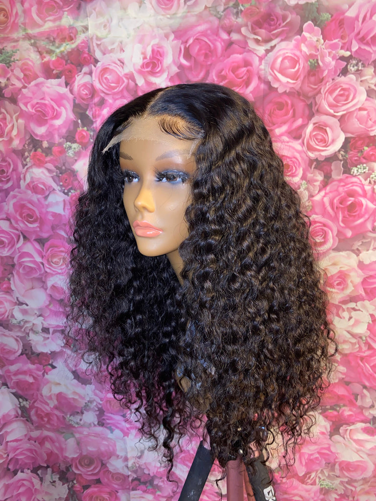 Indian Curly Human Hair HD Lace Closure Unit - Luxury Line