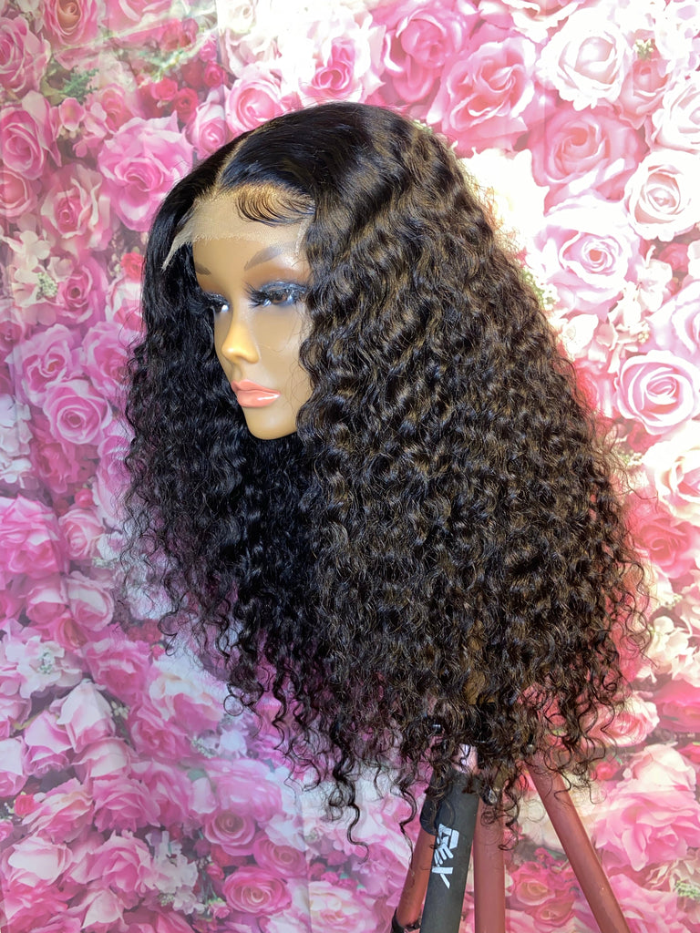 Indian Curly Human Hair HD Lace Closure Unit - Luxury Line