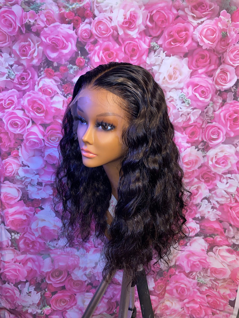 Wavy Human Hair Lace Front Wig - Luxury Line