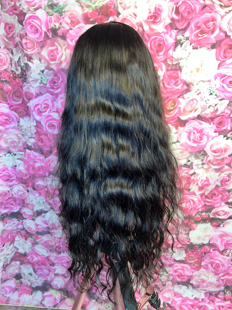 Glueless 22” Body Wave Human Hair HD Lace Frontal Unit