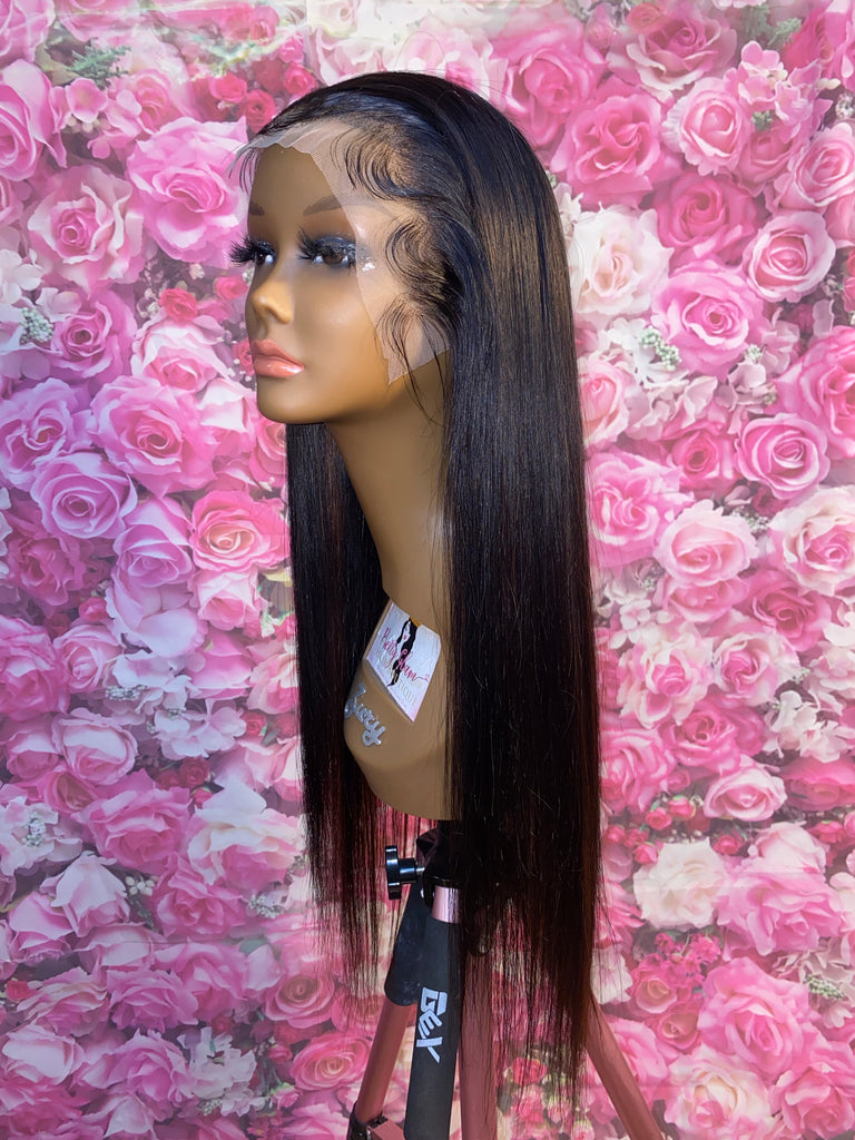 22” Body Wave Human Hair Lace Frontal Unit