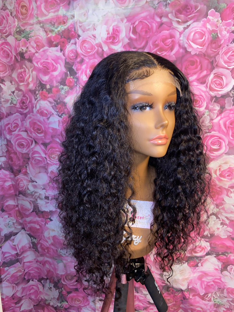 Indian Curly Human Hair HD Lace Closure Unit - Luxury Line