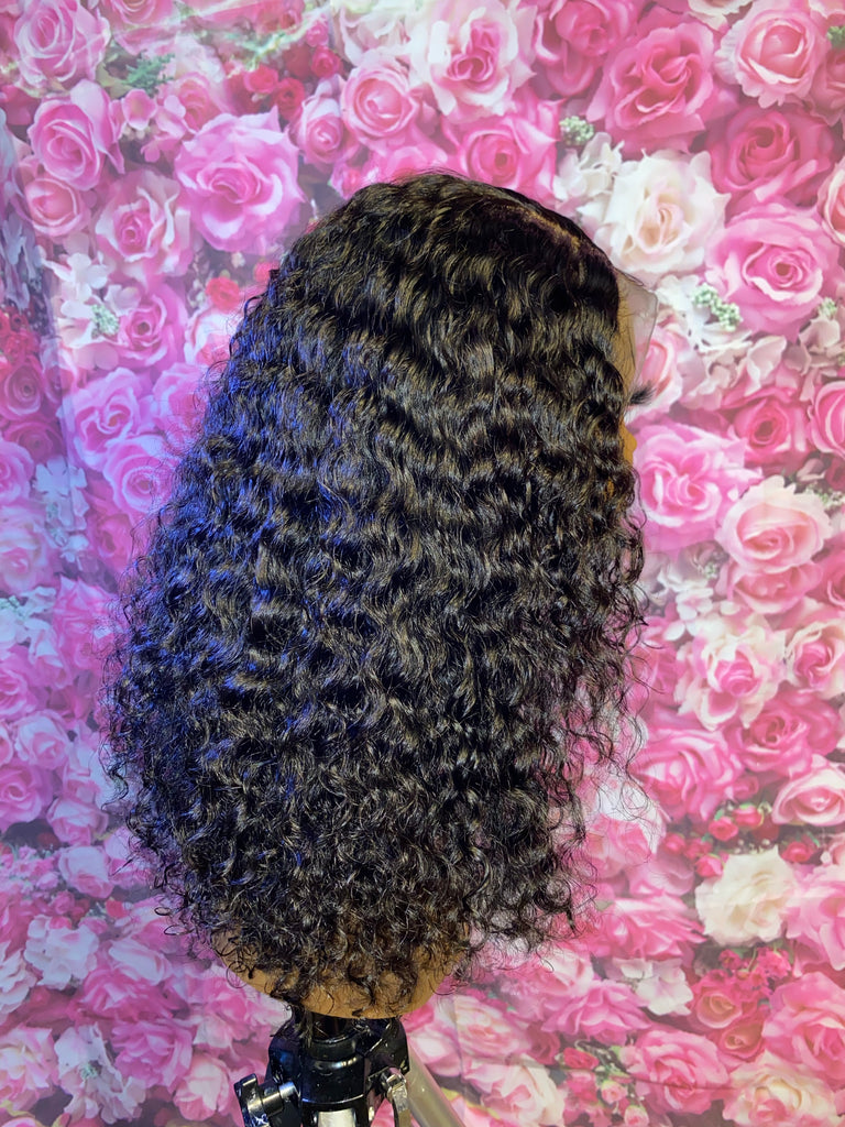 Deep Wave Human Hair Lace Front Wig - Main Line