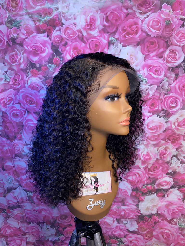 Deep Wave Human Hair Lace Front Wig - Main Line